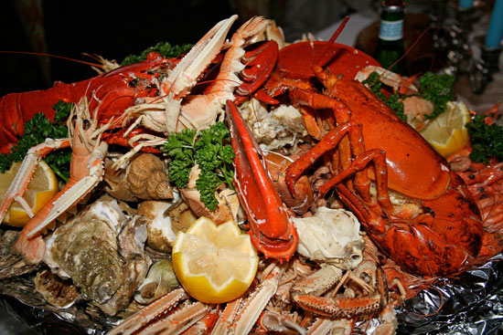 The famous Lobster Dinner